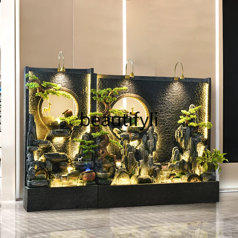 

Water curtain wall rockery screen outdoor garden courtyard garden fountain landscape ornament