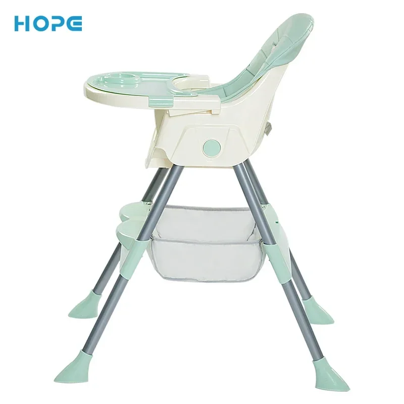 Best Selling Multifunction Portable Plastic Kids Dining Children High Chair Adjustable Baby Dining Chair With Feeding Trays