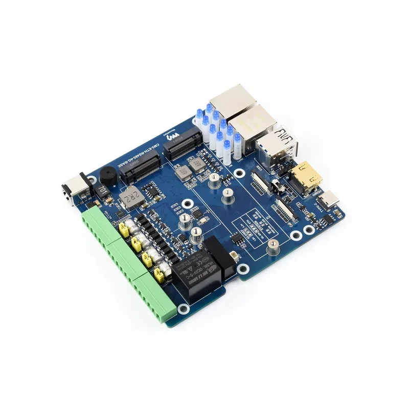 Raspberry Pi CM5 RS485 4G/5G Dual Ethernet Port ETH Gigabit/2.5G Expansion Board