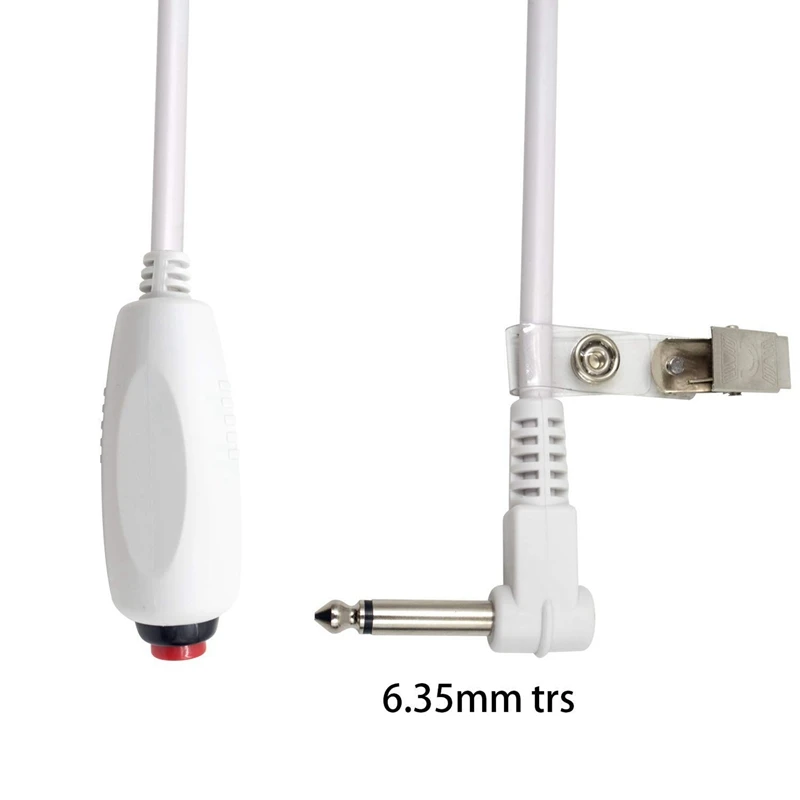 5X Nurse Call Cable 6.35Mm Line Nurse Call Device Emergency Call Cable With Push Button Switch