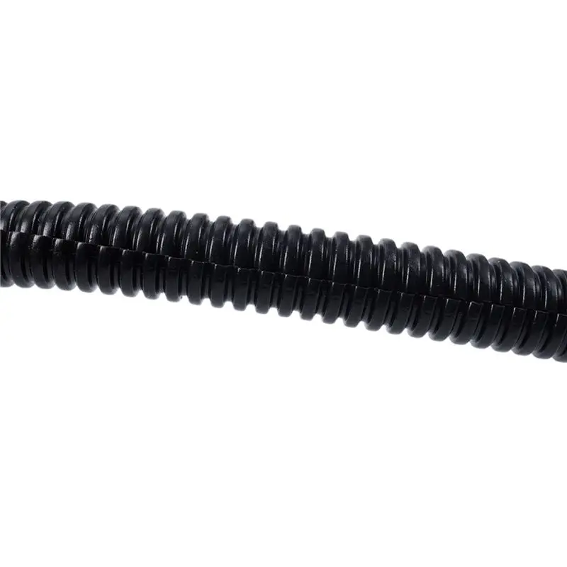 6Pcs 20 Ft Split Wire Conduit Polyethylene Tubing Black Color Sleeve Tube 10Mm Inner Diameter