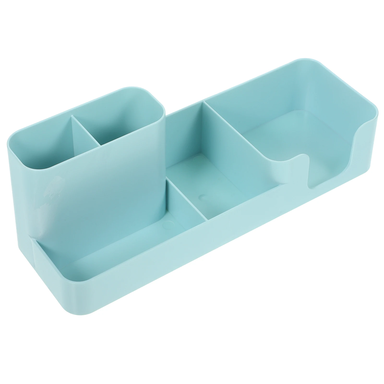 

Multifunctional Desktop Pen Organizer Plastic Stationery Case Office Supplies Storage Holder For Pencils Scissors Remote