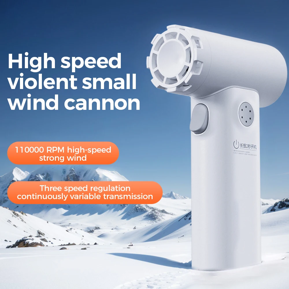 

Violent Fan 110000RPM Powerful Air Blower Vacuum Dust Cleaner Type-C Charging Strong Winds 45m/s Brushless Turbo Jet Blower