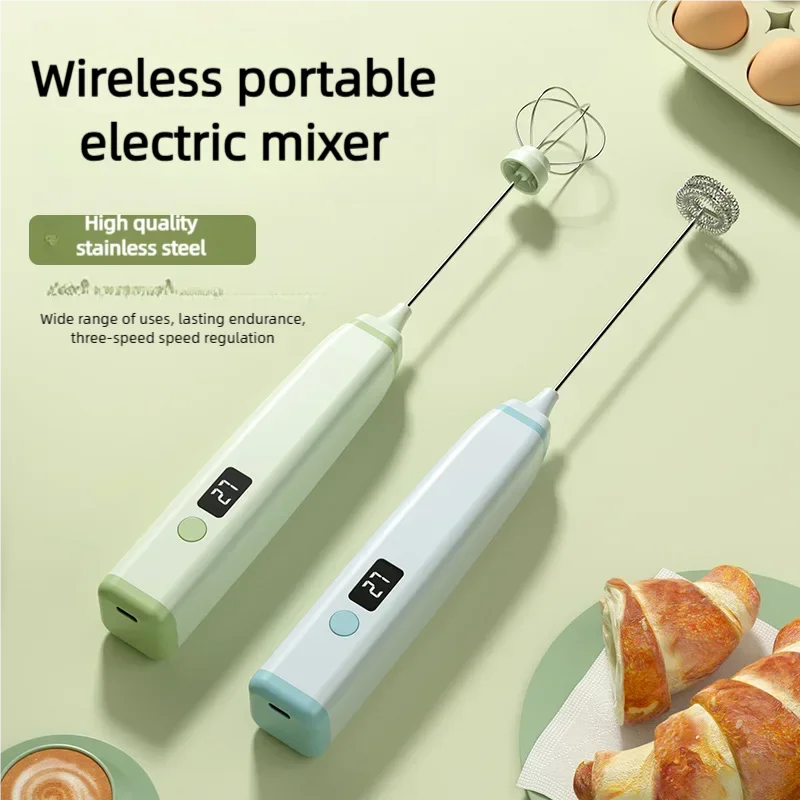 Xiami Youpin الحليب Frother Mijia USB قابلة للشحن 3 سرعة صانع فقاعات القهوة خفقت خلاط مقبض كهربائي خلاط البيض النمام أداة