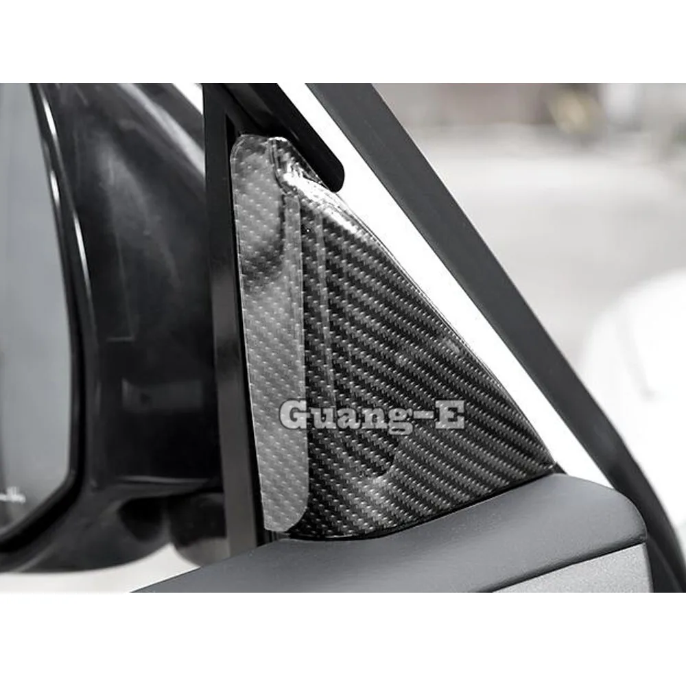 For Nissan Patrol 2017 2018 2019 2020 2021 Car Sticker Body Grain A Column Audio Speak Window Windshield Side Triangle Frame