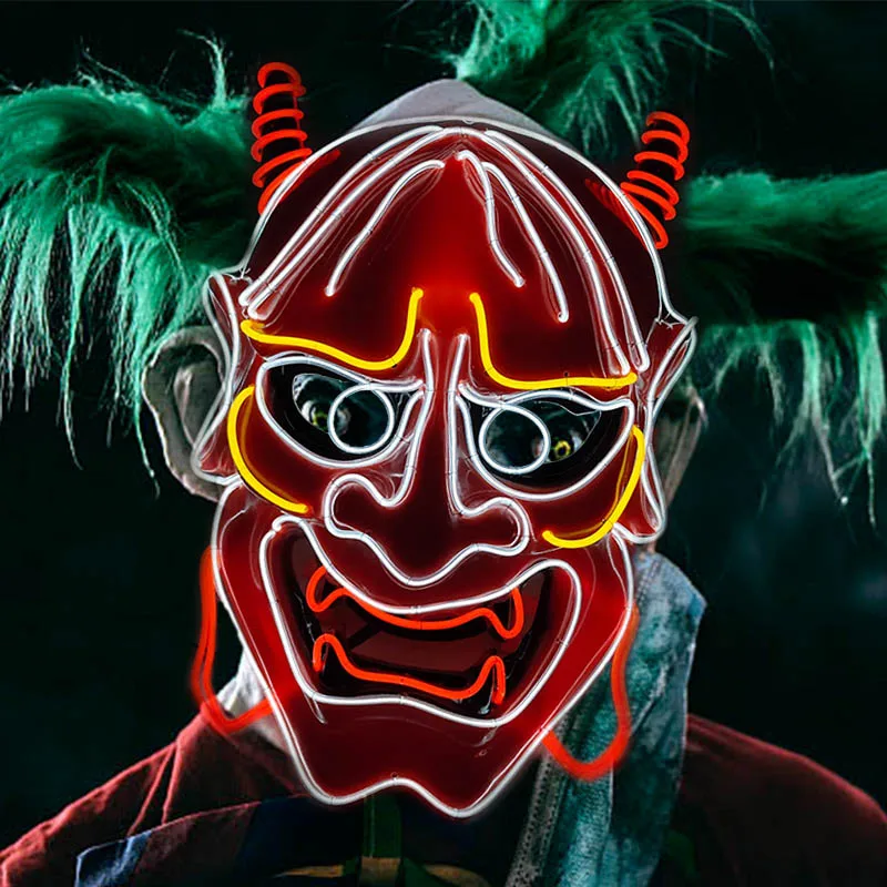 Led Oni Demon Mask … - image