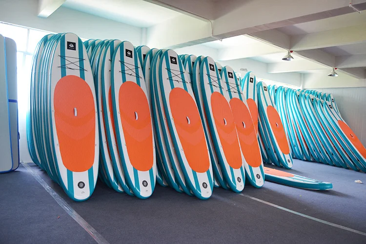 Deska SUP do stojącego wiosłowania, mata do jogi wodnej, wiosło do wyścigów morskich