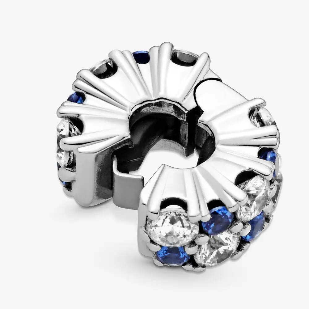 New 925 Sterling Silvering Gold Rose Gold Charm of ley 925 Chain Clamp Fit Original Pandora Bracelet DIY Ladies Jewelry