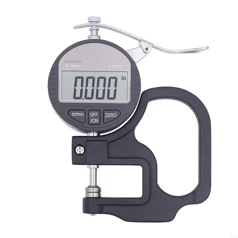 

Digital Thickness Gauge 0.4 inch/10 mm 0.0005"/0.01mm Thickness Meter Metric/inch Paper/Film/Fabric/Tape Thickness Test