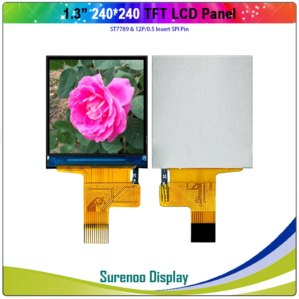 Imagem -05 - Módulo de Tela Lcd Tft 1.3 Painel de Tela com Módulo Lcm Integrado Condutor St7789 240x240 Polegadas