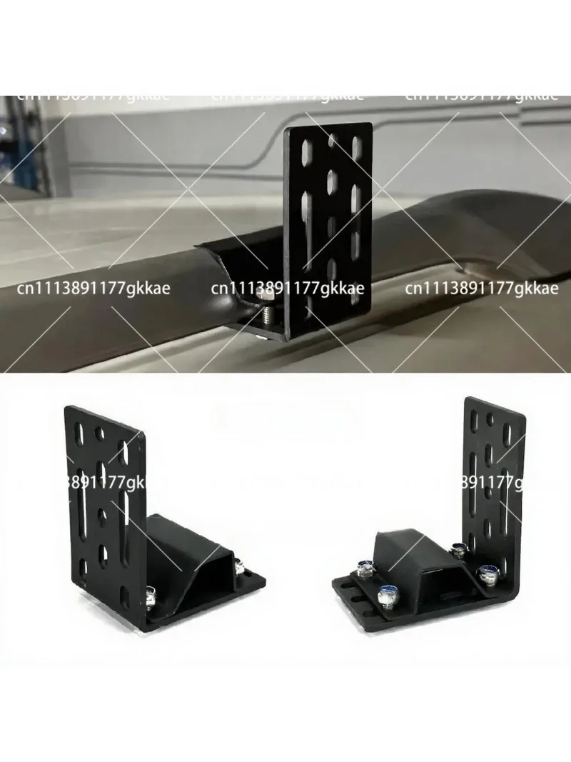 Universal Roof Rack Adapter, Outdoor Car Side Tent Ceiling Fixed Mounting Clip Kit for Side Awning Bracket