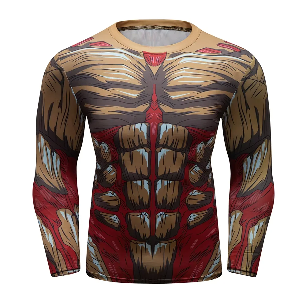 New BJJ GI Rashguard T Shirts+Muay Thai MMA Shorts Rash Guard Boxing Jerseys MMA Compression T-shirt Men Kickboxing Sportsuit