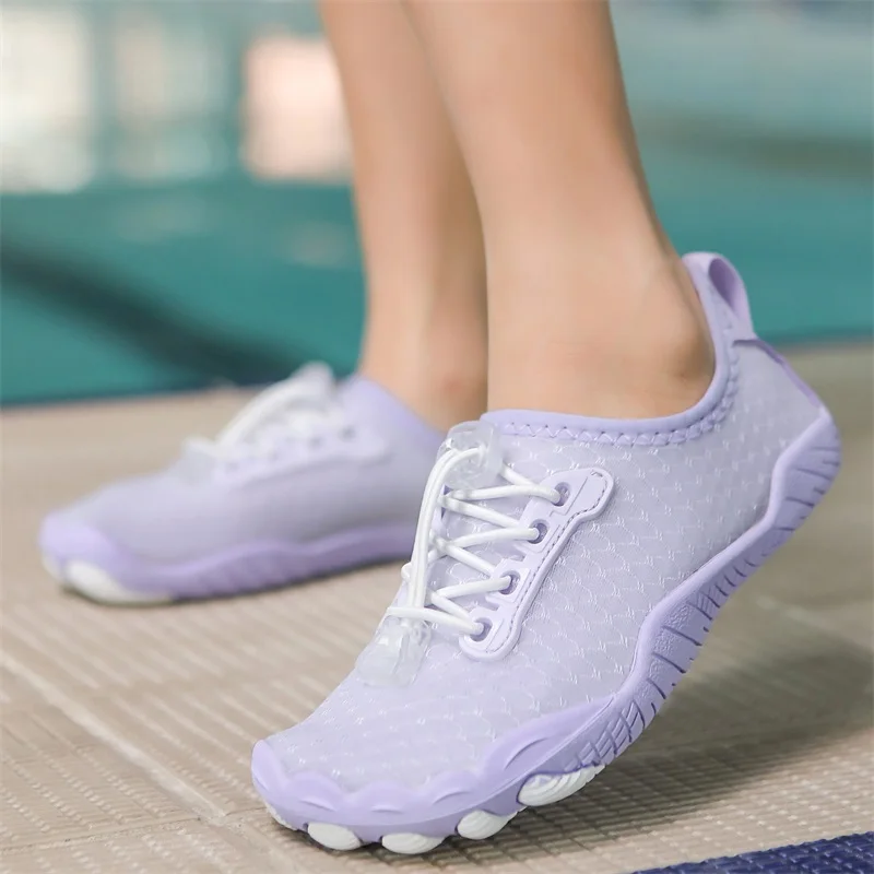 

Новая летняя обувь для воды для родителей и детей, уличная обувь для фитнеса, пляжа, быстросохнущая дышащая обувь для пешего туризма, осветляющая обувь для йоги, аква-обувь