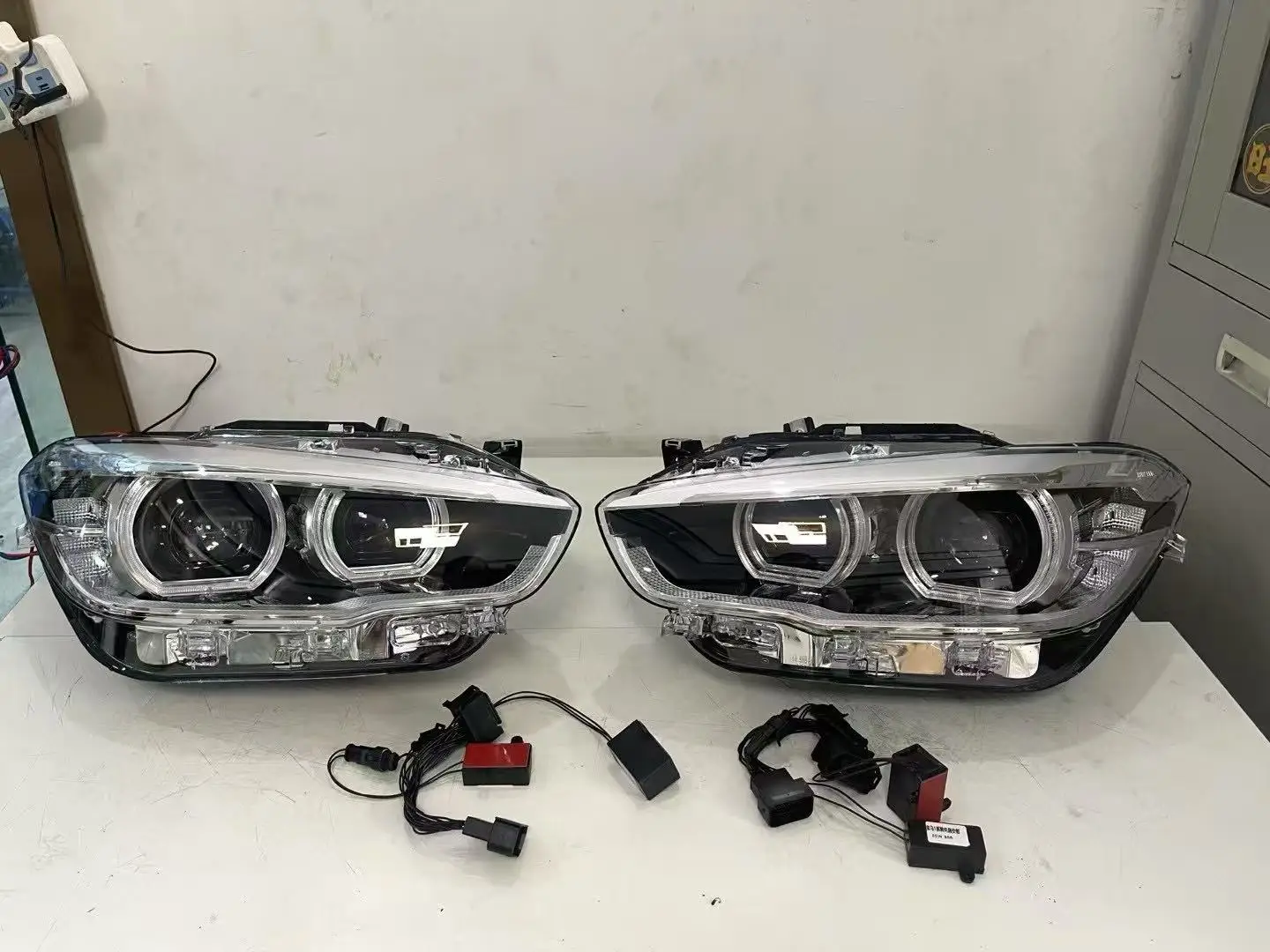 

Подходит для фар BMW 1, 2015-2019 гг., галогенная фара BMW F20 Lci, обновление для светодиодных фар F20 Lci, пара, версия ЕС Plug And Play