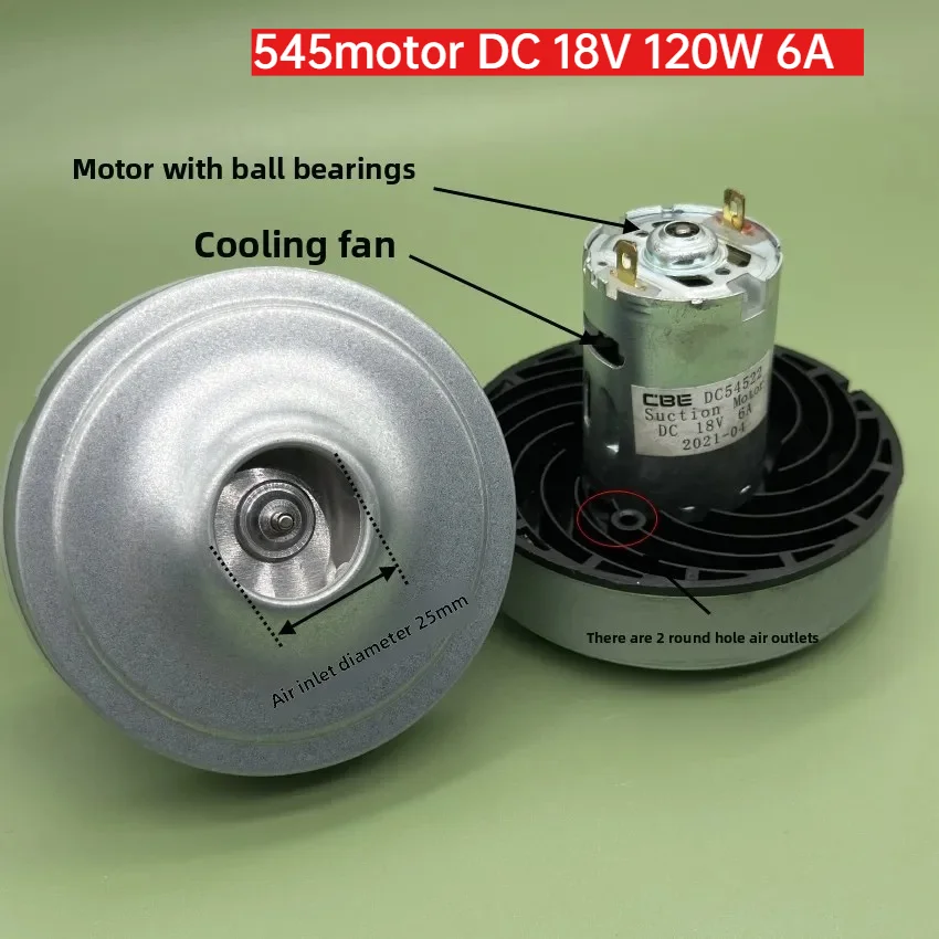 Power Tools Vacuum - マイクロ 545 モーターエンジンターボファン DC18V 120W 6A