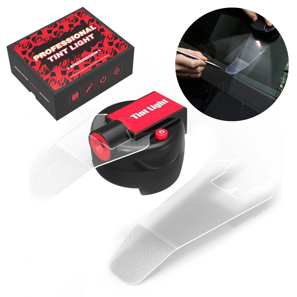 FOSHIO Car Paint Protection Film Installation Lighting Tool Set Windshield Tint Precision Edge Cutting Bubble Removal LED Light