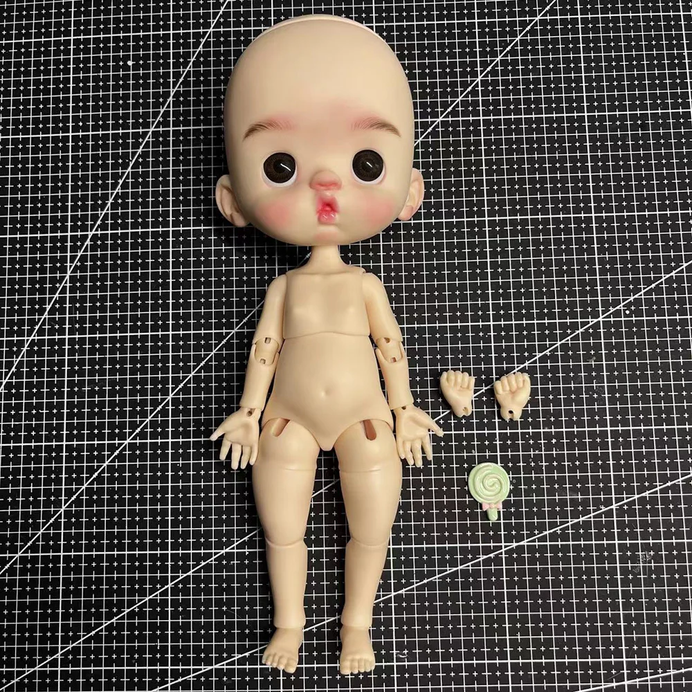 Qcutedolls HuHu Qbaby cuerpo de pez grande diandian blythe ob22 ob24 ACGN anime comic resin DIY toy, regalo de cumpleaños