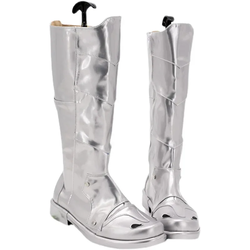 25coskaiju-no-8-kikoru-shinomiya-cosplay-costume-chaussures-a-la-main-faux-cuir-bottes-halloween-costumes-accessoires