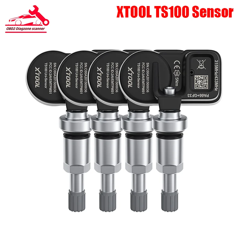 XTOOL TS100 Sensor 433 & 315MHz TPMS Sensor Tire Repair Tools Pressure Monitor Tester Programming Sensor Automotive Accessory