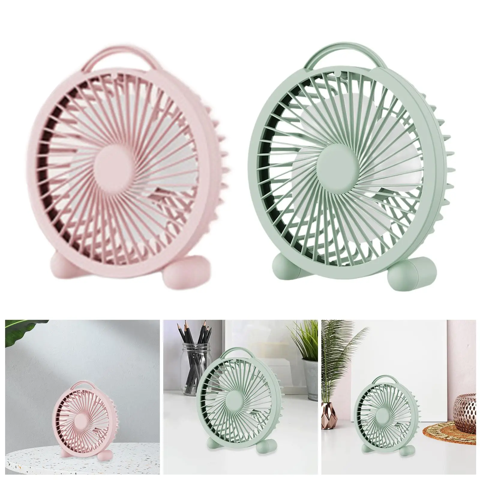 USB Настольный вентилятор Настольный вентилятор Мощное воздушное охлаждение для спальни Спальни Кемпинг Офис