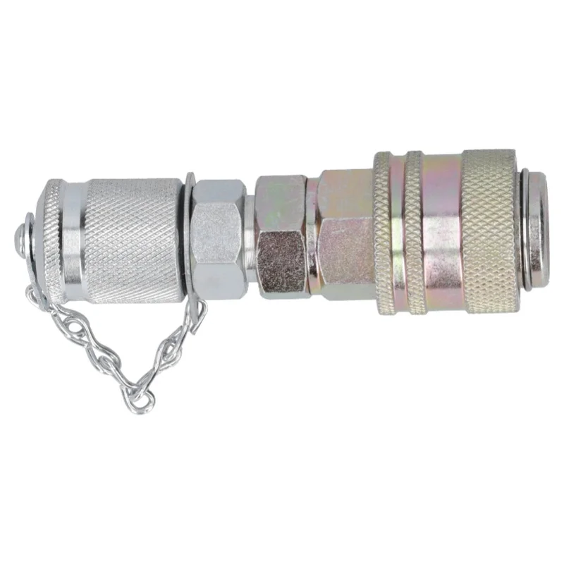 Adaptor Pengujian Tekanan Hidrolik Konektor Kopling Cepat Perlengkapan Industri G1/8