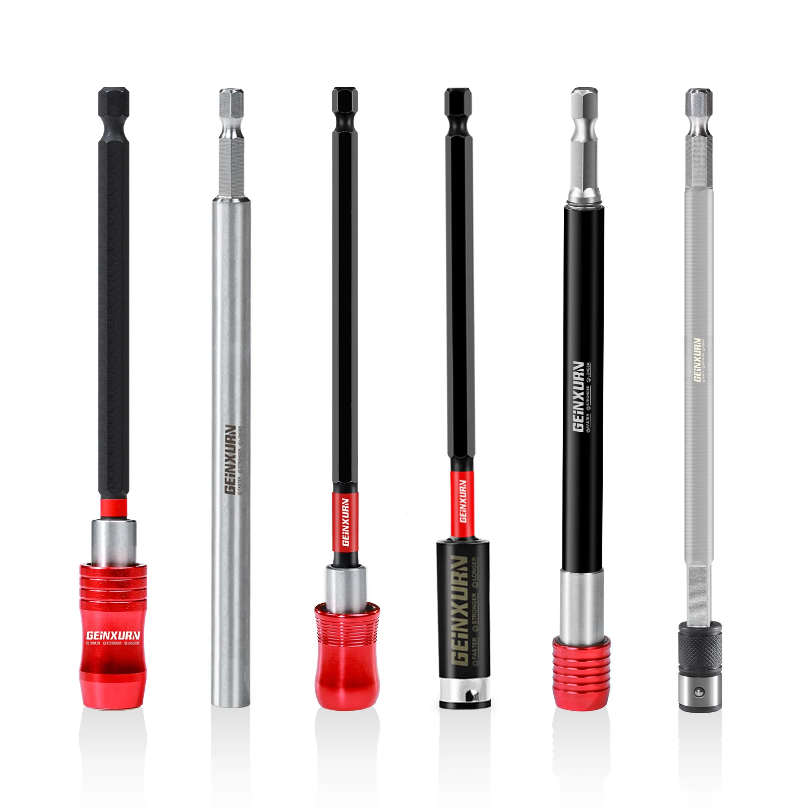 Geinxurn Mixed Screwdriver Bit Holders,  Extension Drill Bit Holder Hex Shank Quick-Change Drill Bit Guide