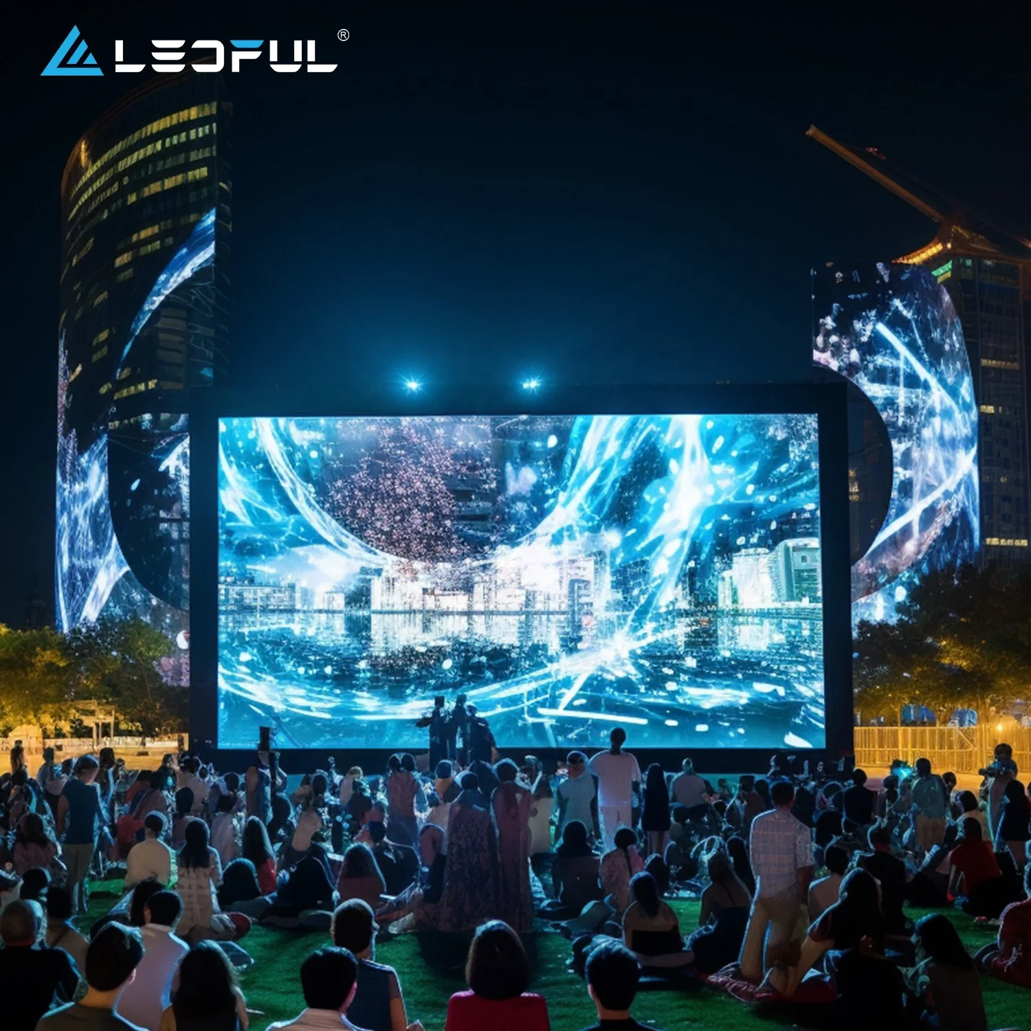 Aluguel interno e externo colorido 500x500mm, display de parede led, publicidade, vídeo, casamento, outdoor, display led