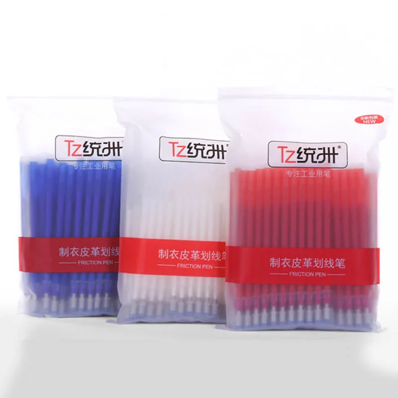 100pcs Heat Erasable Marker Pen Temperature Disappearing Crop Fabric Line Marking Pens DIY Sewing Accessories Craft VC