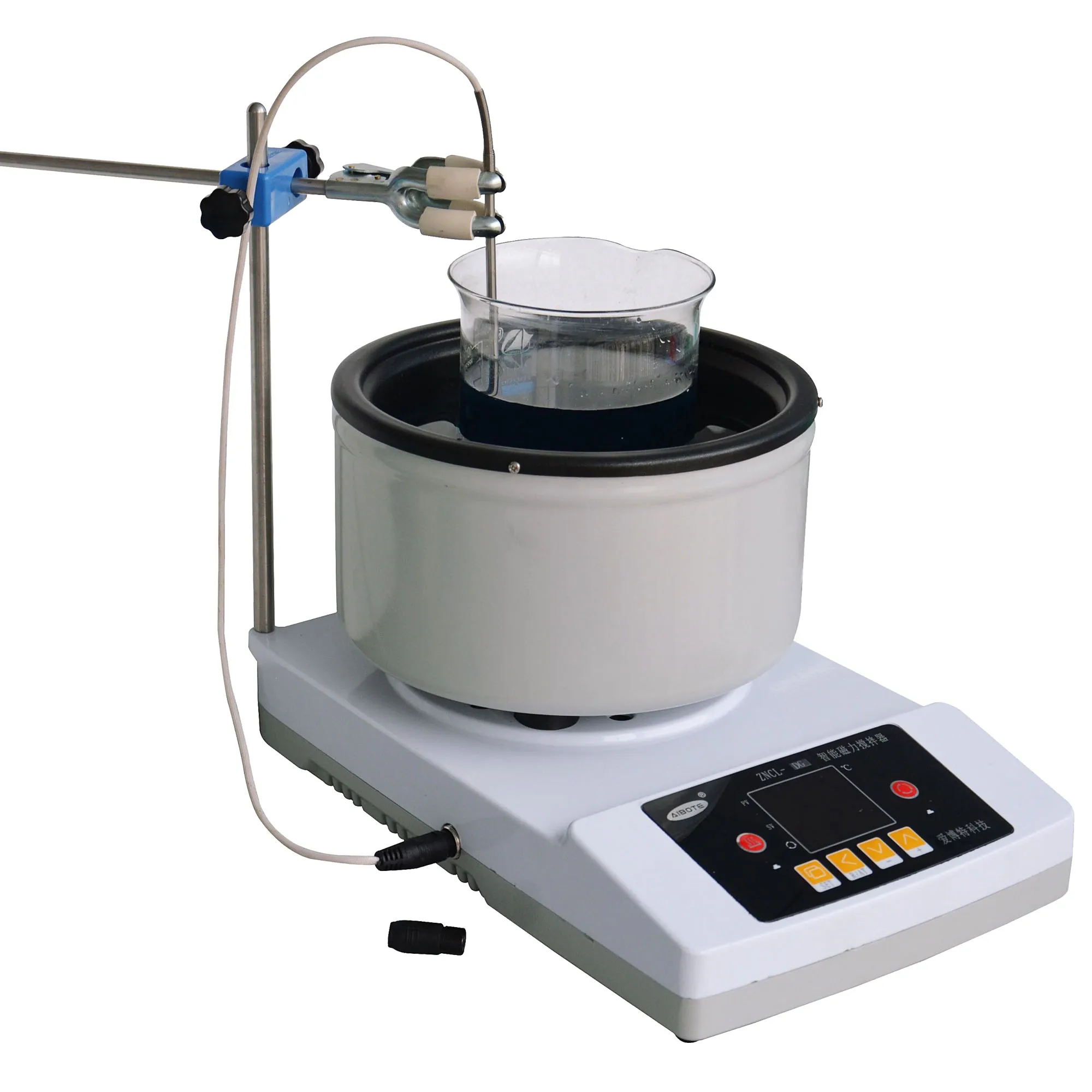 Magnetic Stirrer Heating Pot Intelligent Digital Display Timing Laboratory Magnetic Stirring Oil bath or Water Bath Heating Pot