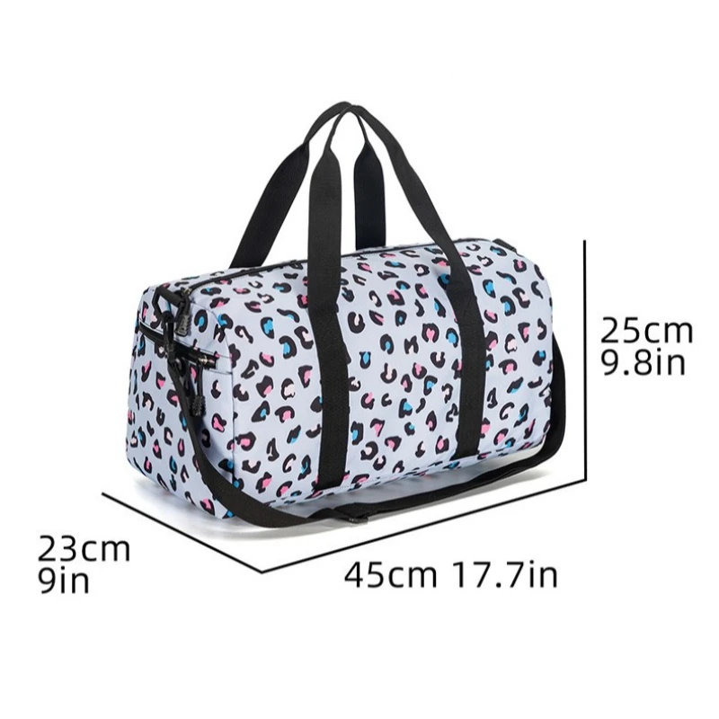 [حقيبة اللياقة البدنية] حقيبة كتف كرتونية حقيبة سفر مطبوعة برسوم كارتونية من قماش أكسفورد