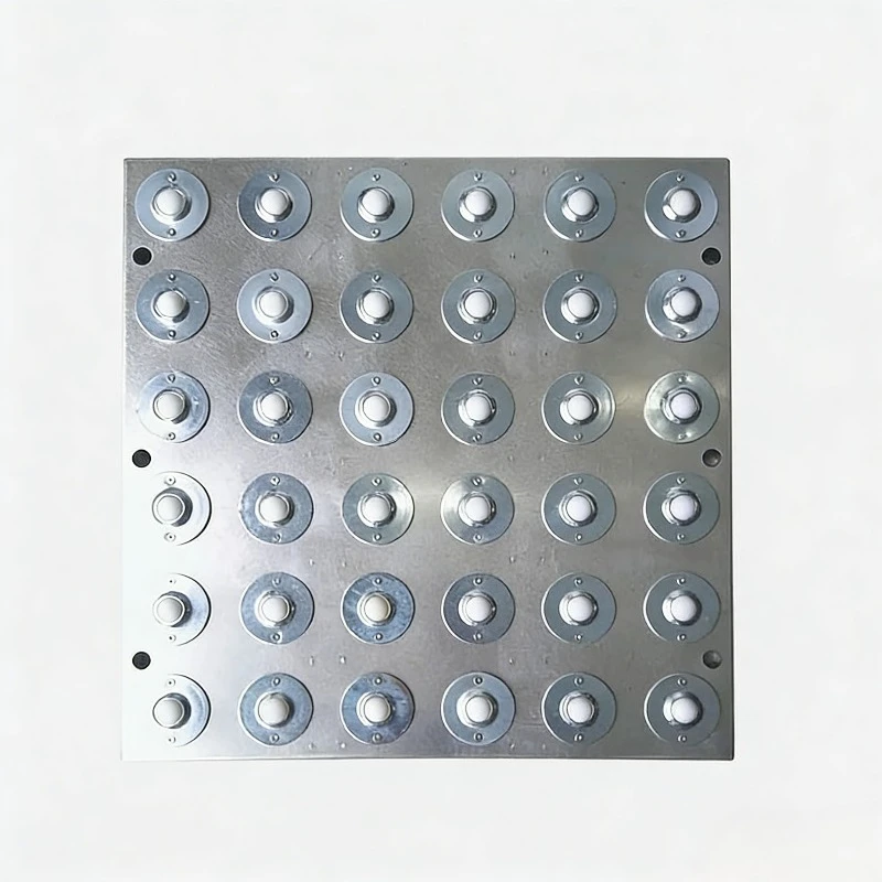 Ultra-low installation stainless steel bull's eye table universal ball rotating table