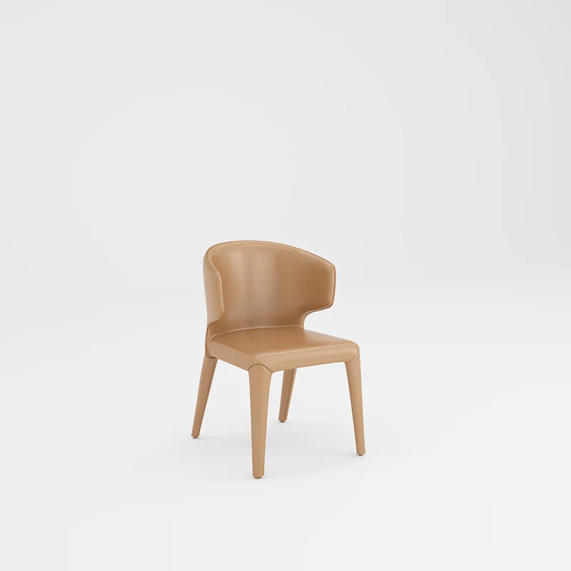 Chaises de salle à manger en cuir véritable, chaise de café, dégager, moderne, vente en gros, 73