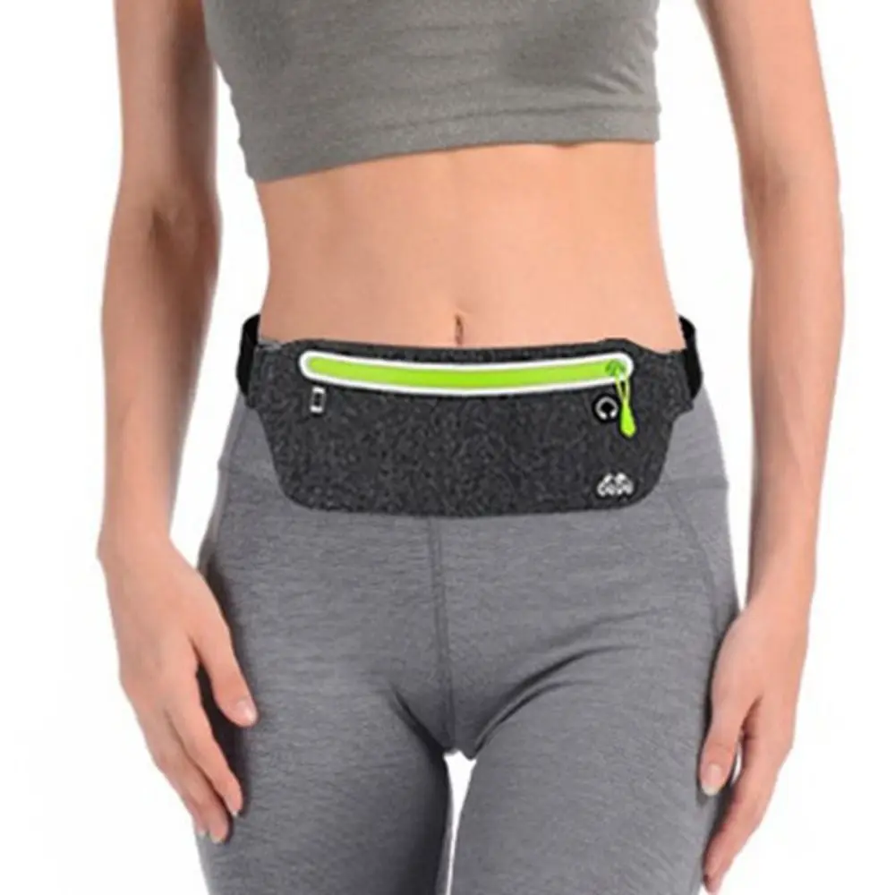 Ultra-Thin Sports Waist Bag Close Fitting Multifunctional Running Phone Bag High Elastic Breathable Sports Phone Bag Men Women