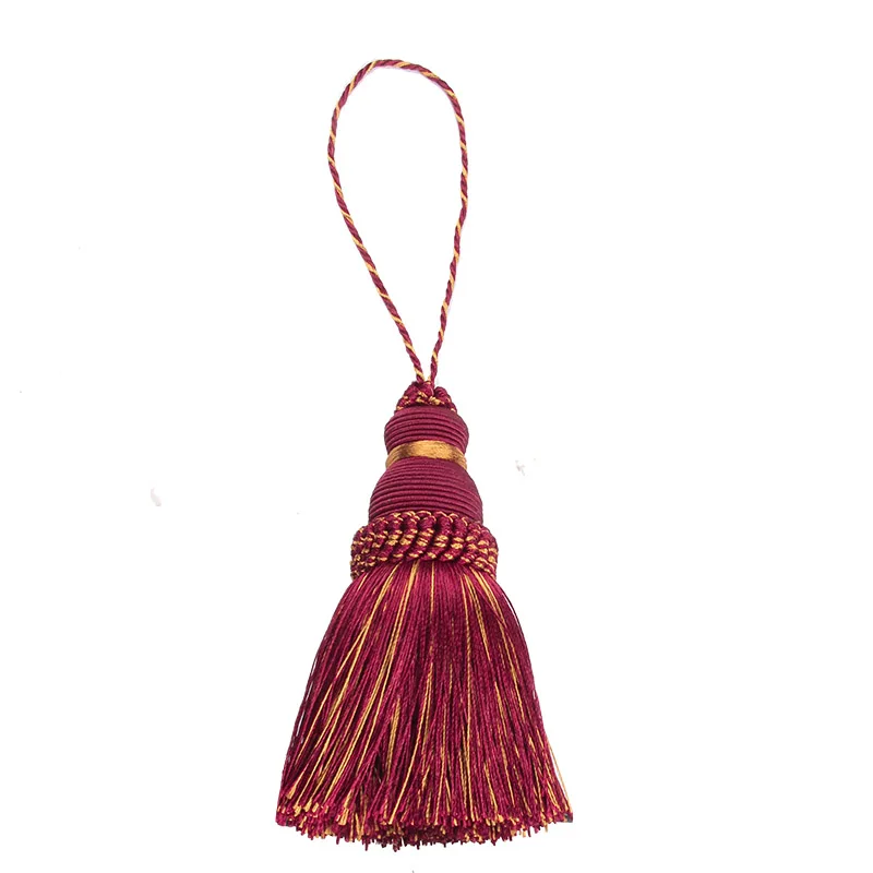Hanging Rope Silk Tassel Trim for DIY, 1Pc