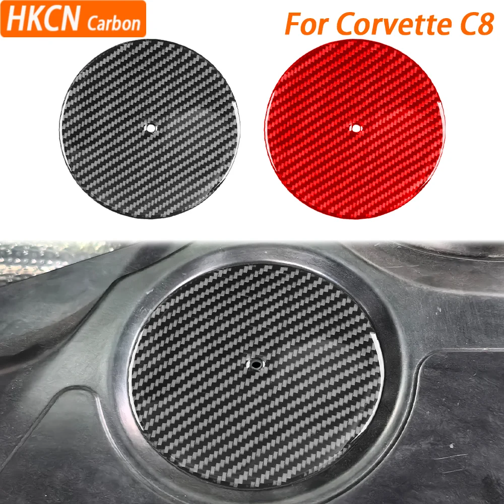 Car Accessories Carbon Fiber Engine Compartment Side Panel Exterior Cover Sticker For Chevrolet Corvette C8 Z51 Z06 2020-2025