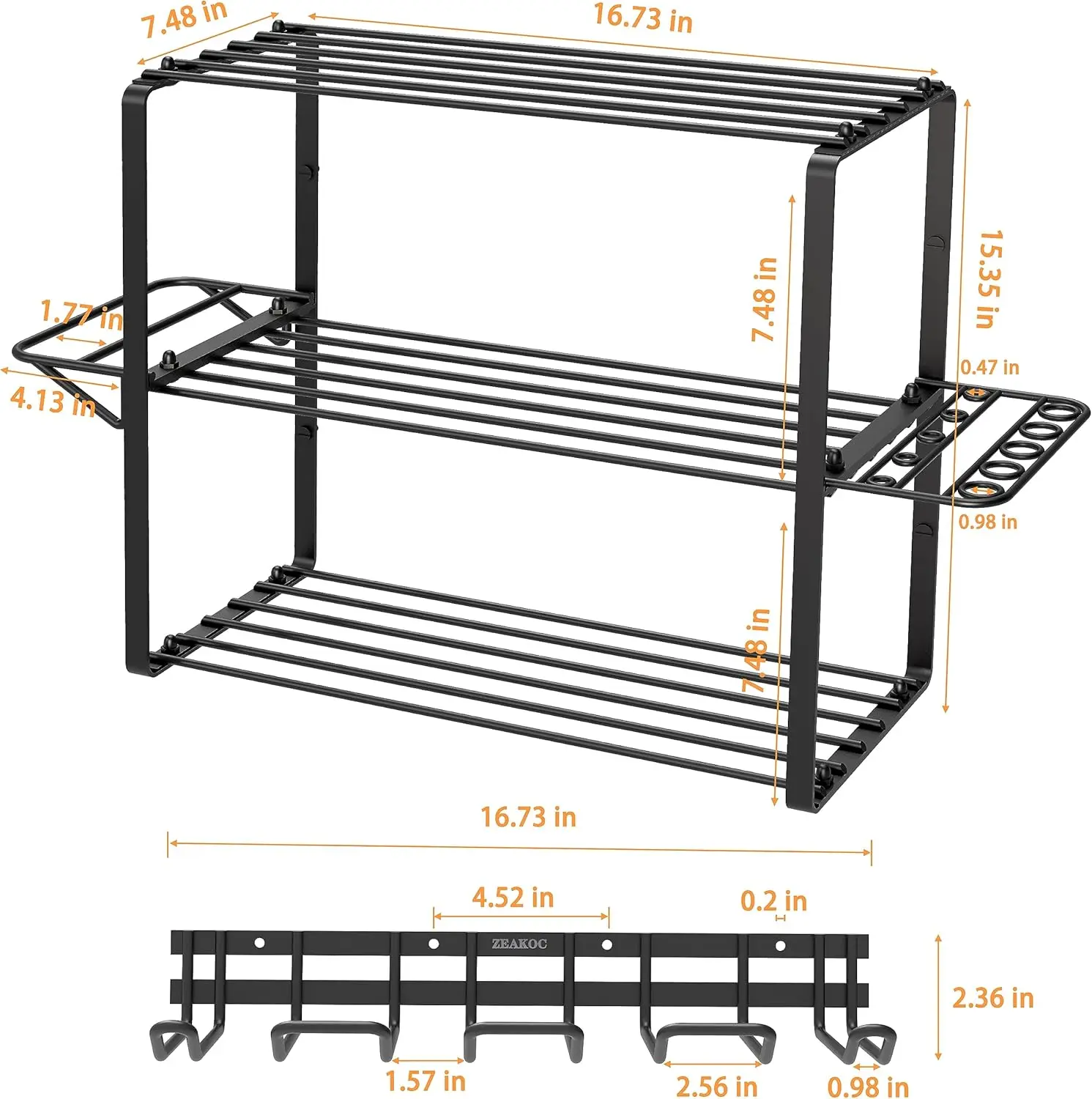 Metal Garage Tool Organization for Efficient Power Tool Storage,Separate Tool Rack Christmas for Men Dad Father