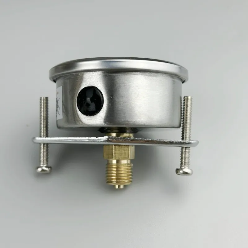 With bracket axial YN-60Z seismic pressure gauge M14 * 1.5 vacuum negative pressure seismic