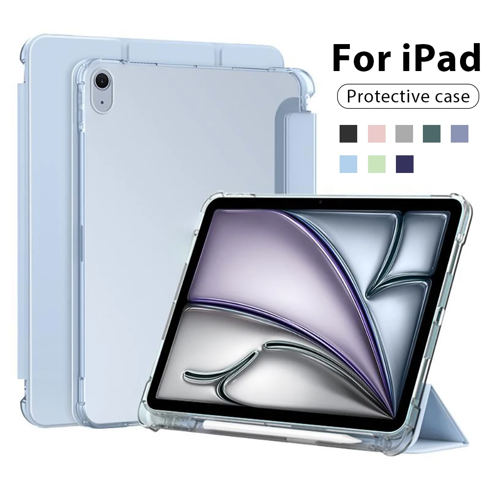 Case For Ipad 10 9 10th 9th Generation Pro 13 11 M4 M2 2024 12.9 12 9 6th 8 8th 7th Air 5 4 3 Mini 6 10.9 10.2 Funda Accessories