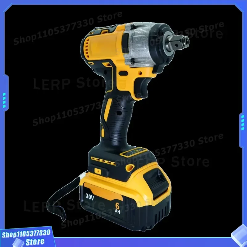 20V Brushless Cordless Power Tool Set 3 Piece Impact Wrench Electric Screwdriver Drill Kit With 6.0Ah Battery And Charger For