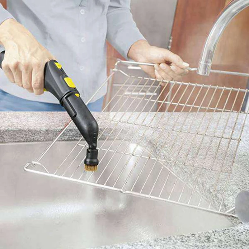 Düsenbürstenkopf für Karcher SC2 SC3 SC4 SC5 Dampfreiniger Ersatz Karcher Zubehör Fensterdüse Rundbürste – Detail 6
