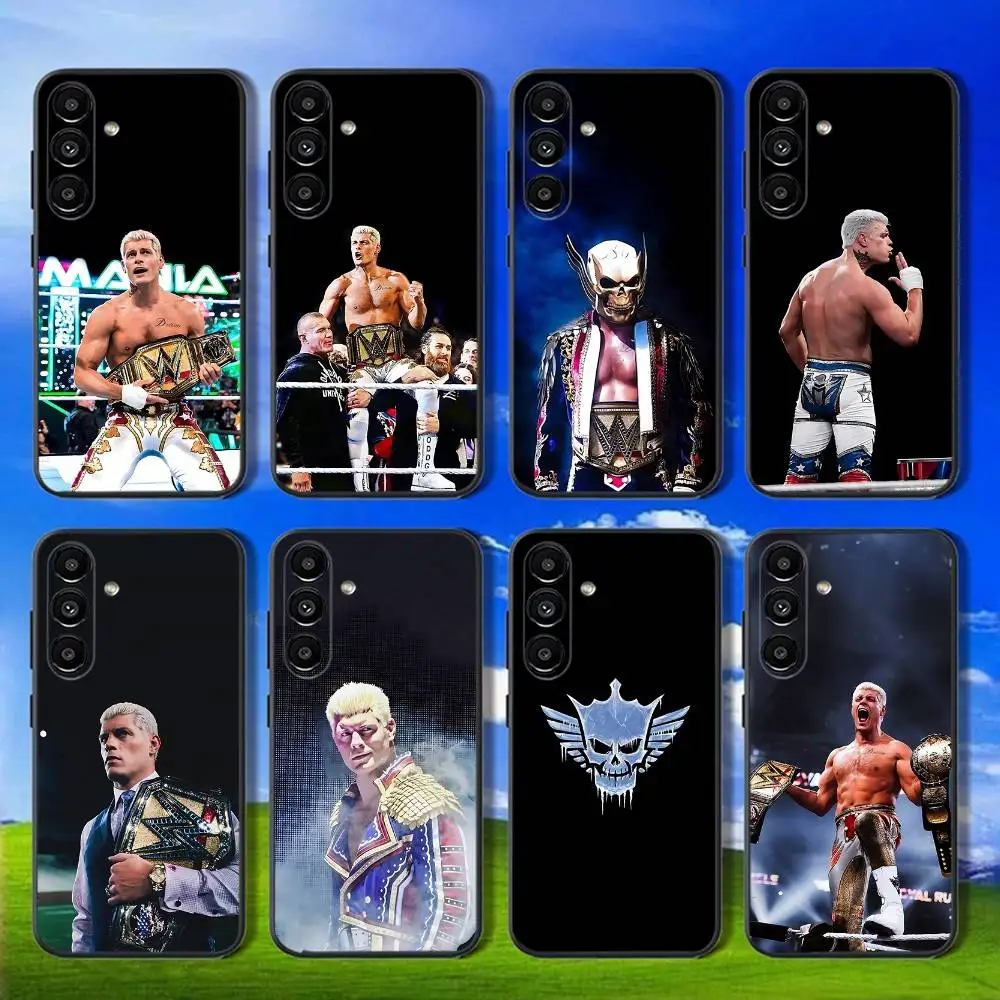 

Wrestler Cody Rhodes Phone Case For Samsung Galaxy A13,A21s,A22,A31,A32,A52,A53,A71,A80,Soft Black Shell