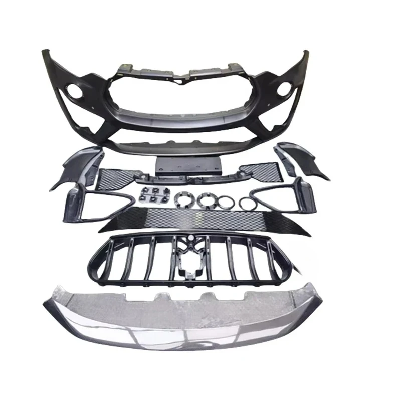 Hot Sales 2016-2022 Levante Upgr GTS Style PP Body Kit Car Front Bumper Assemb Components Grille