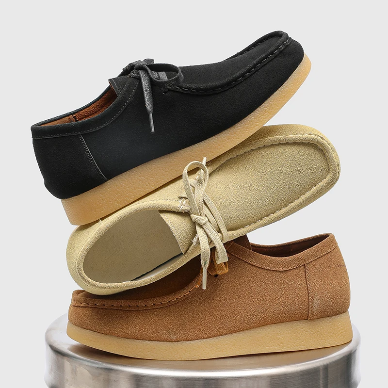 新しいメンズカジュアルボードシューズマットレイジーシューズソフトボトムカジュアルメンズローファーラバーアウトソール通気性メンズドライビングシューズ