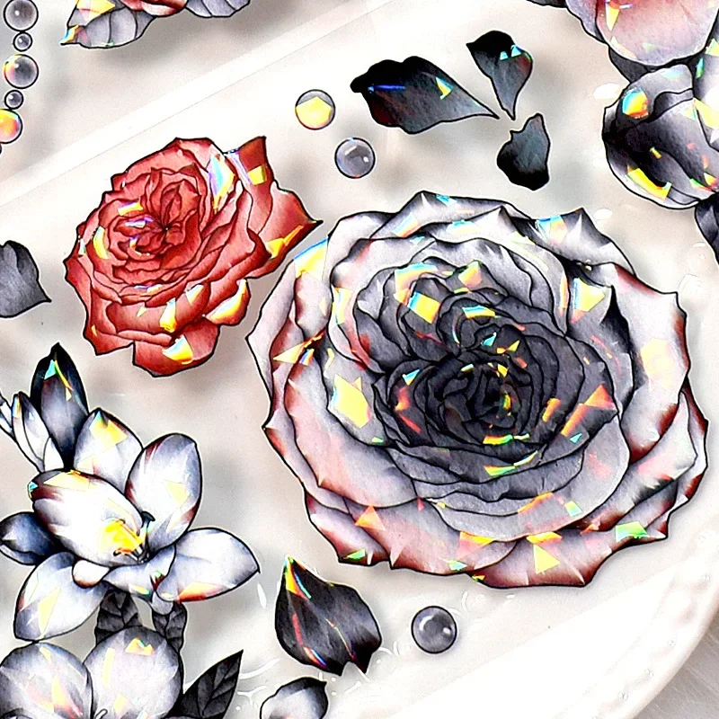 2m/rulo kızlar bitkiler için evcil hayvan bandı çiçek Vintage dekoratif çıkartmalar Scrapbooking günlüğü günlükleri kolaj malzeme kırtasiye