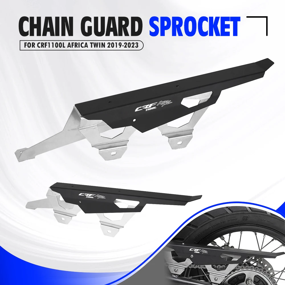 For Honda XRV 650 750 Africa Twin 1990-2004 2003 2002 Motorcycle Sprocket Chain Guard Protector Protection Cover XRV650 XRV750