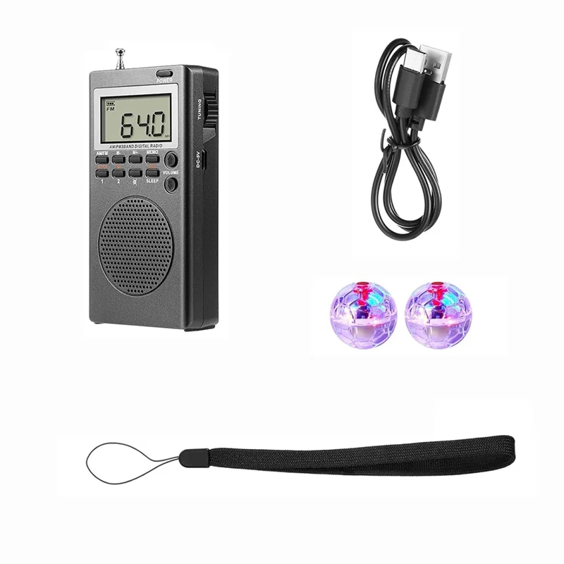 b48a-ポータブルラジオ-2-led-ライトアップ猫ボール付き-3-ピース機器キットボックス超常現象ホームオフィス屋外用