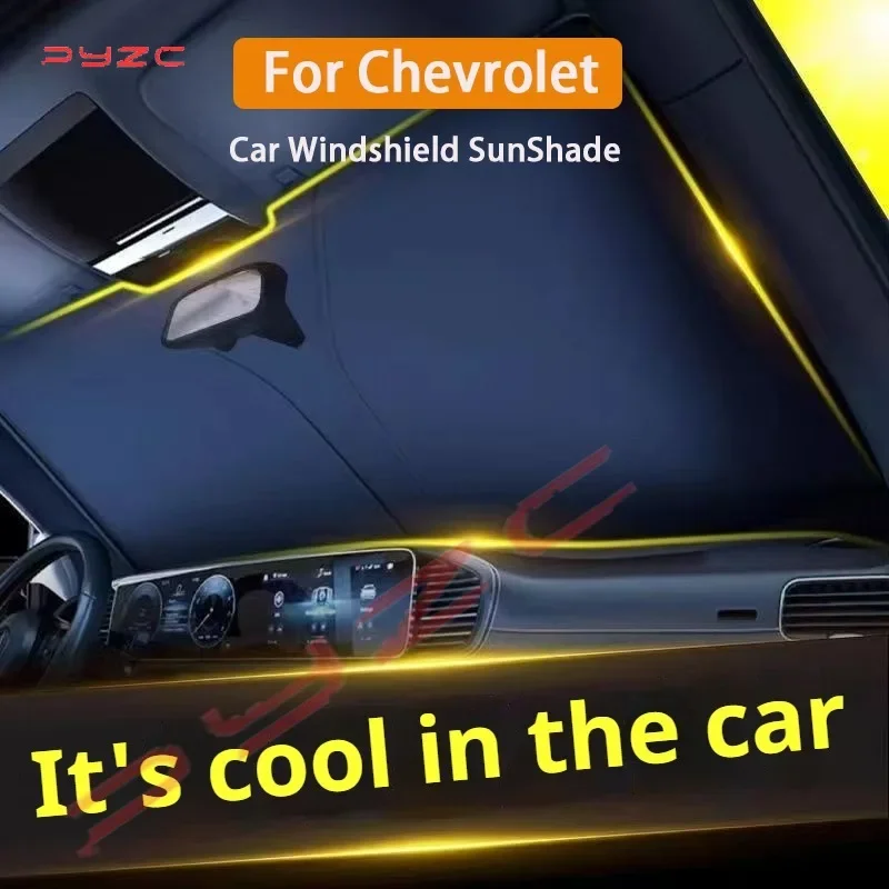 

Car Windshield SunShade for Chevrolet Cruze Sonic Trax Cruze Accessori Onix Tahoe Sun Visor UV Protection Auto Parts