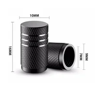 4Pcs/Set Universal Aluminum Alloy Car Tire Valve Cap Dust Cover Car Tire Valve Stem Caps For Audi Lexus Volkswagen BWM Tesla Car 6
