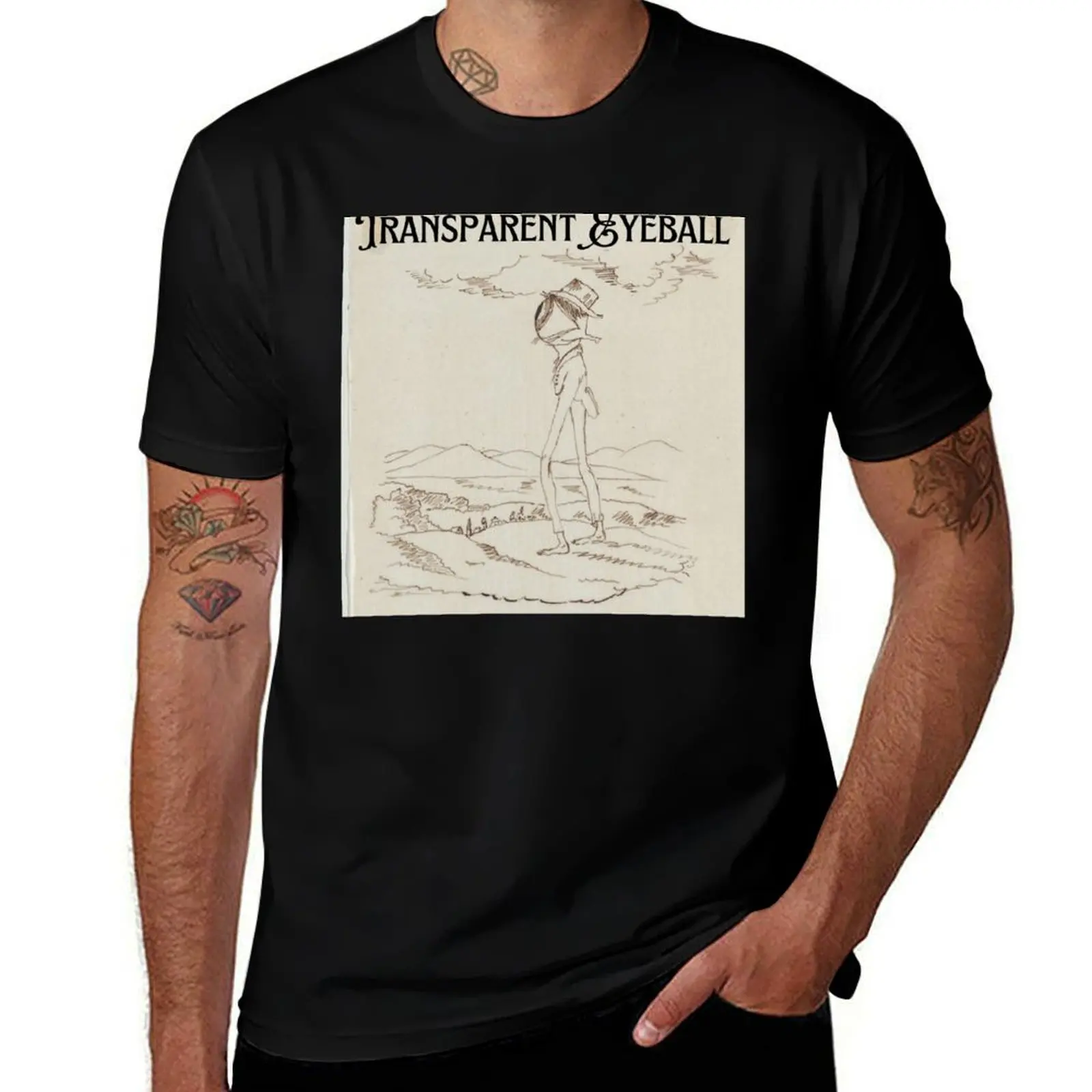 

Transparent Eyeball T-Shirt man t shirts cotton anime t shirts for man T-Shirt