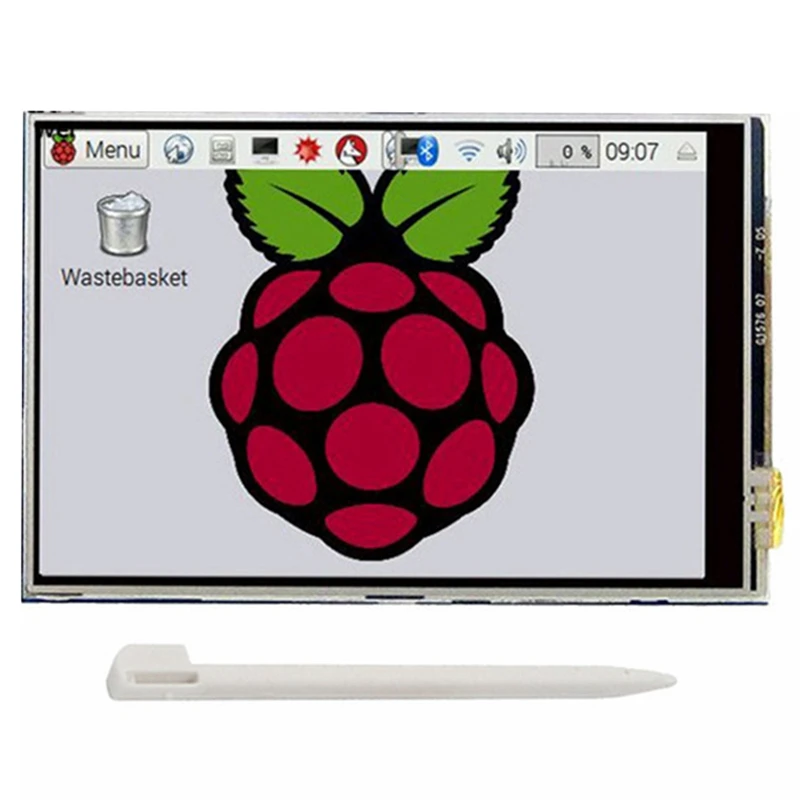 شاشة Tft LCD للاتصال لتوت العليق بي 4 B ، 320X480 القرار ، ABS ، Touchpen ، 3.5"